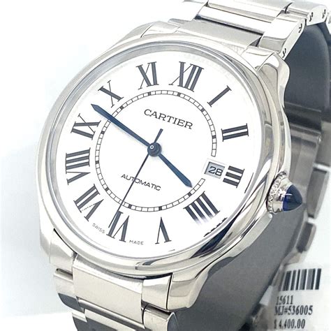 ronde must de cartier 40mm mens watch|cartier crwsrn0035.